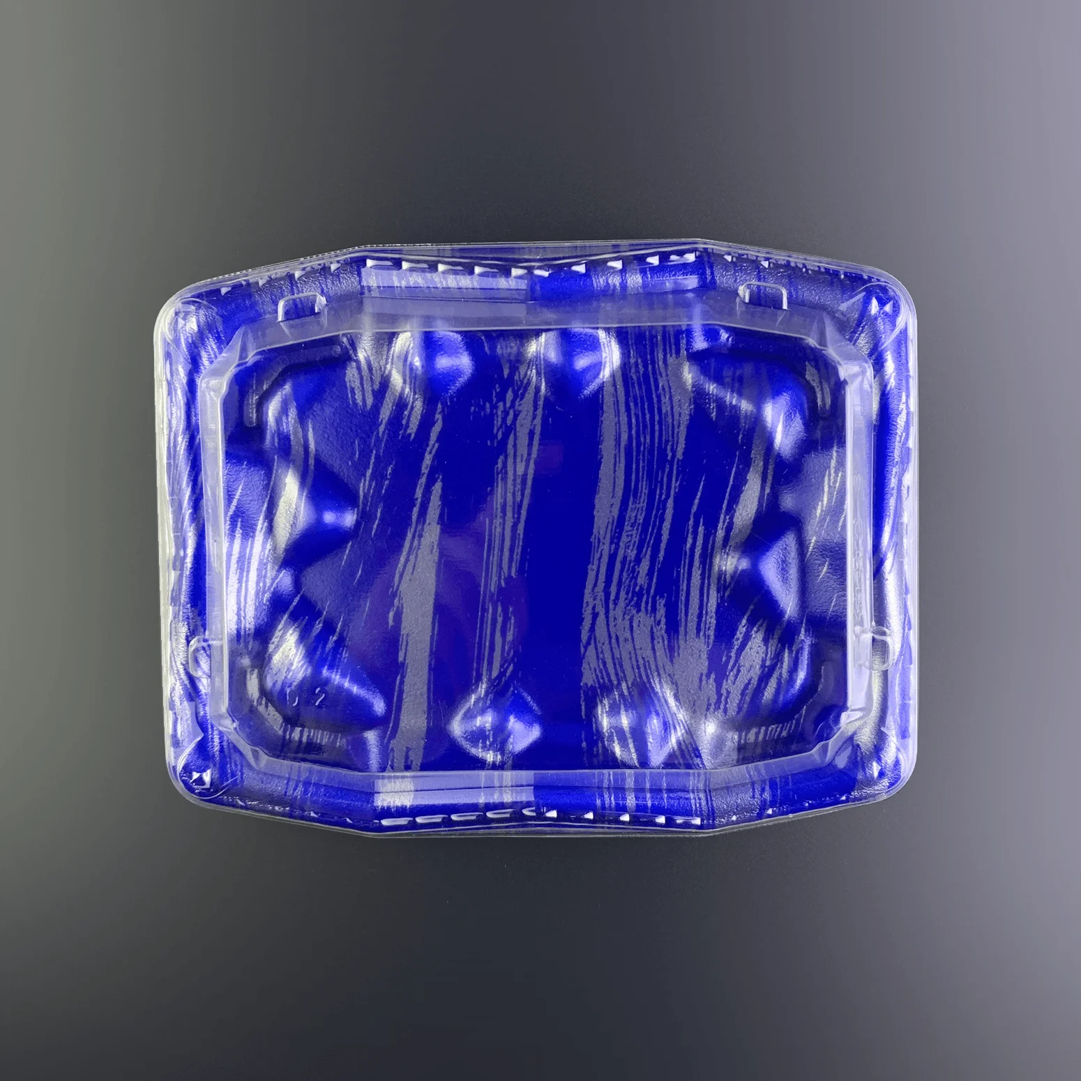 Food Trays Red - Blue OFUNA 2-3 Sushi POTATO CHIPS Use absorbent products disposable square styrofoam tray