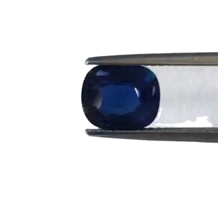 Blue sapphire cushion