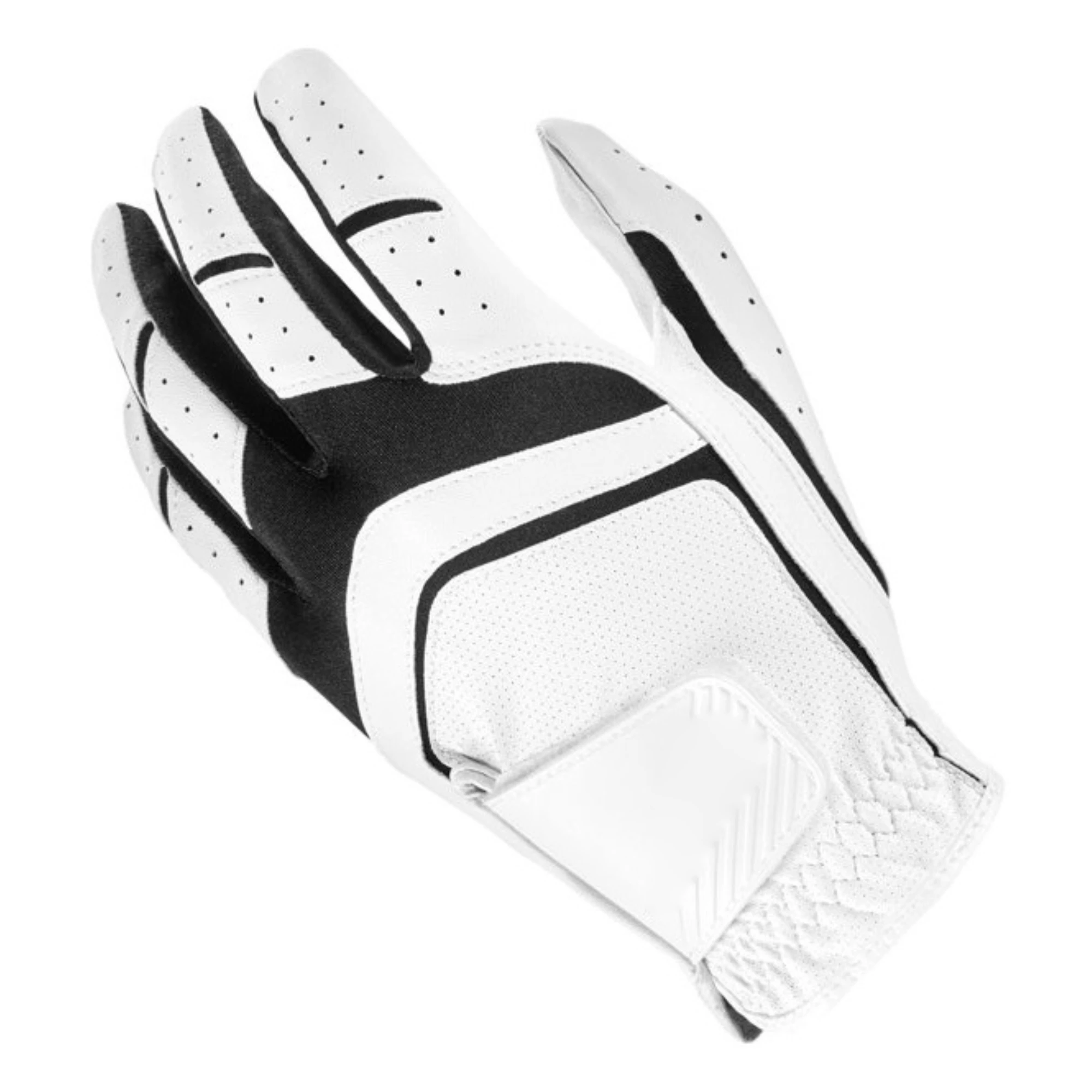 golf glove in cabretta leather and synthetic leather personalized for right and left hand