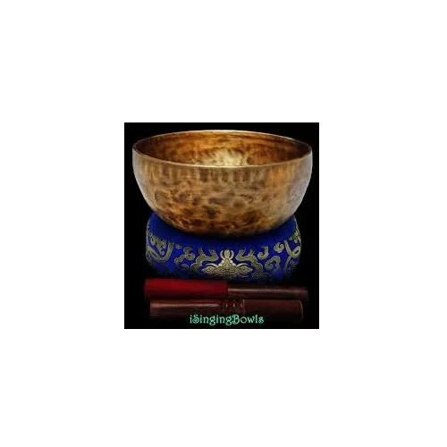 Hand Painted Metal Tibetan Singing Bowl Set  Musical Instrument for with Wooden Stick Mallet For Meditation Yoga