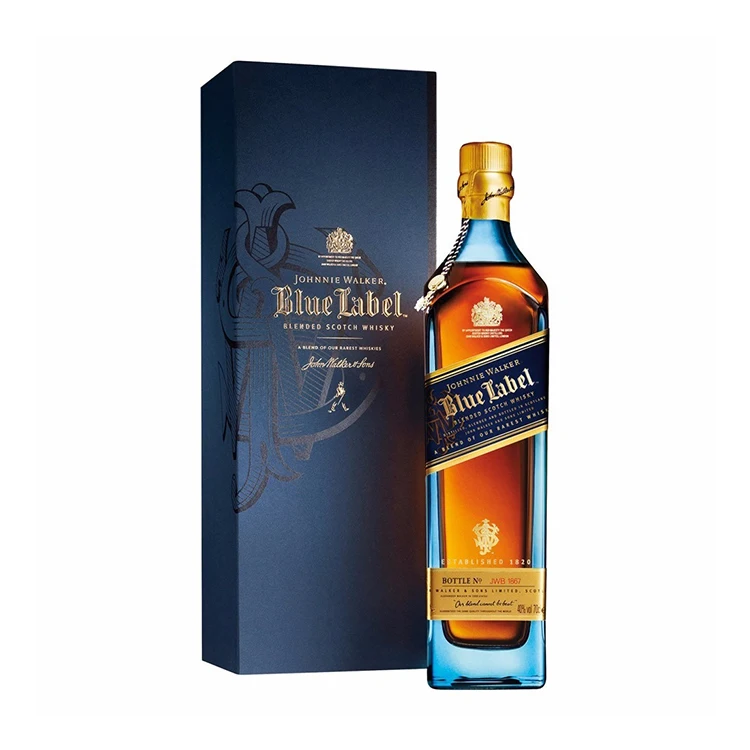 Высшее качество Виски Johnnie Walker ячмень оптовая продажа смешанный солод синяя этикетка виски из Франции