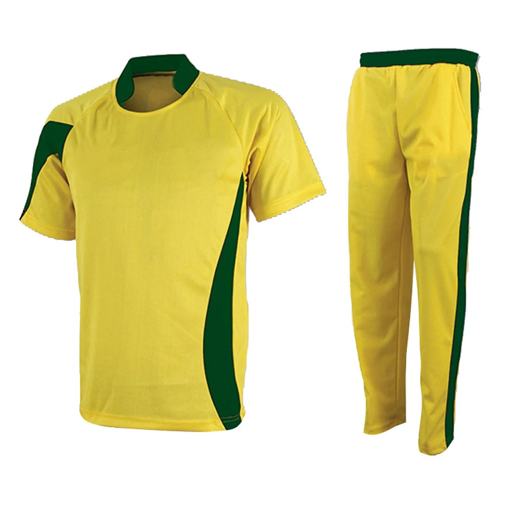 Hot Selling Best Design Customized Logo Printing Team Sports Wear Cricket Uniform In Different Colors
