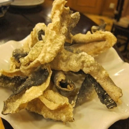 Высококачественная хрустящая рыбья кожа Pangasius сушеная закуска жареная 0084947900124