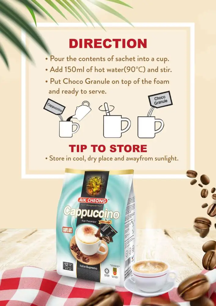 Cafe Cappuccino Instant coffee