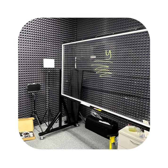 Transparent Whiteboard w/Illumination LED Lighting, Suitable for Kids & Adults, Easy to Clean, School/Office/Video Studio Usage