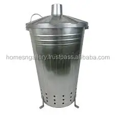 Galvanized Zinc Garden Waste Home Garbage Incinerator