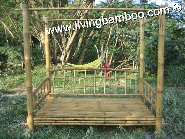 Бамбуковые на открытом воздухе кушетка BD-057, бамбуковая мебель