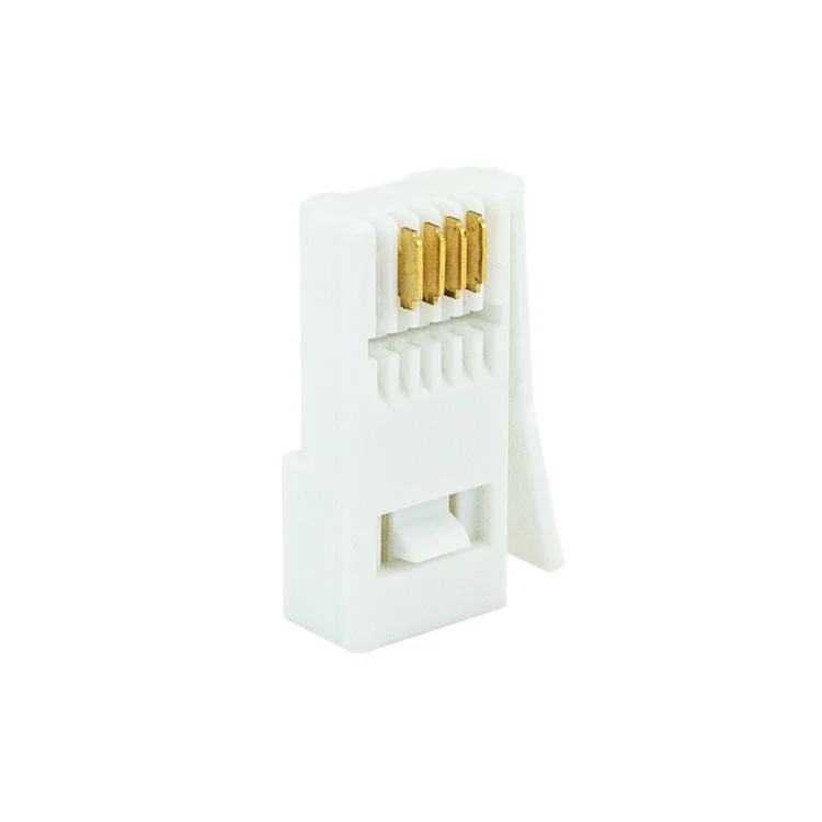 UK type 6P2C 6P4C BT telephone modular plug