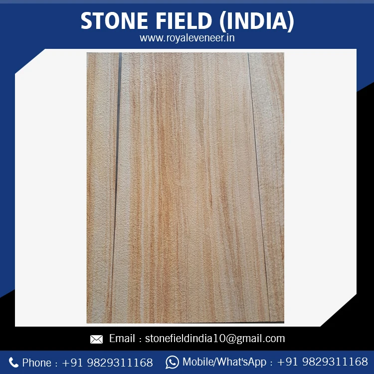 Premium Quality Wood Look Ultra Flexible Teak Sand Stone Veneer Sheet For Wall Decor Buy At The Bulk Supplier Contact For Bulk Order