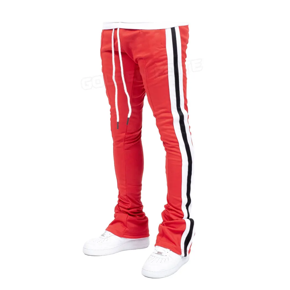 OEM Stacked Pant Trousers Custom Men Pants Casual Summer Stacked Sweat Pants Men Stacked Joggers