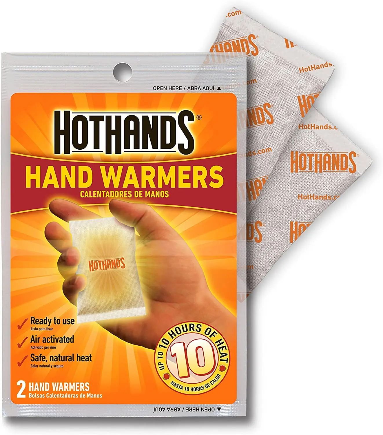 
HotHands disposable hand warmer white air activated self-heating hand warmers pad handheld hot pad 