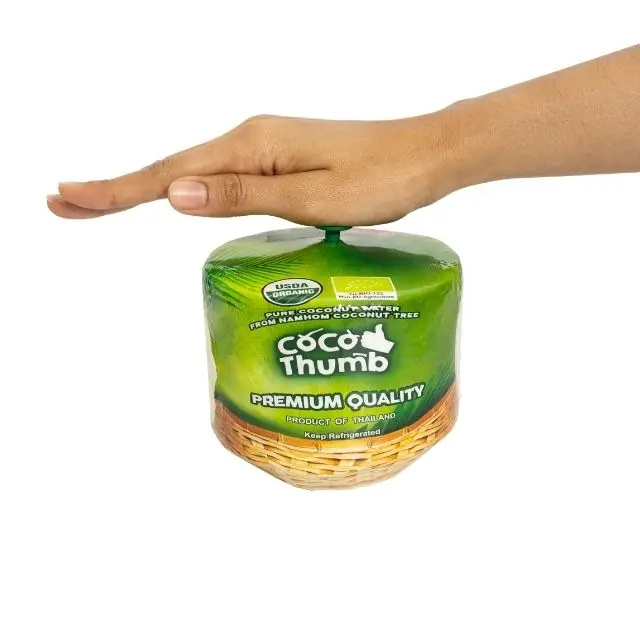  Легко открывающийся тайский органический кокосовый орех марки Coco Thumb 12 орехов/коробка