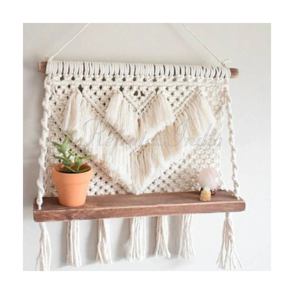 Designer Macrame Shelf Hanging best Macrame Boho Wall Hanging