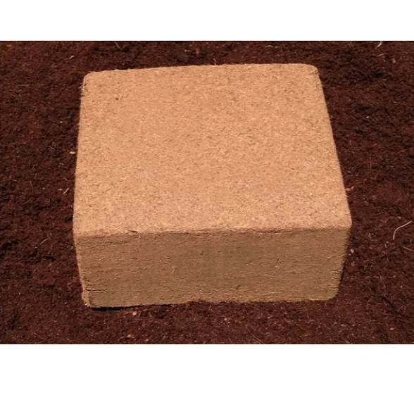 Supplier Of Organic Coco Peat High Quality Low EC Compressed 5 KG Coco Peat Bricks At Cheap Cost