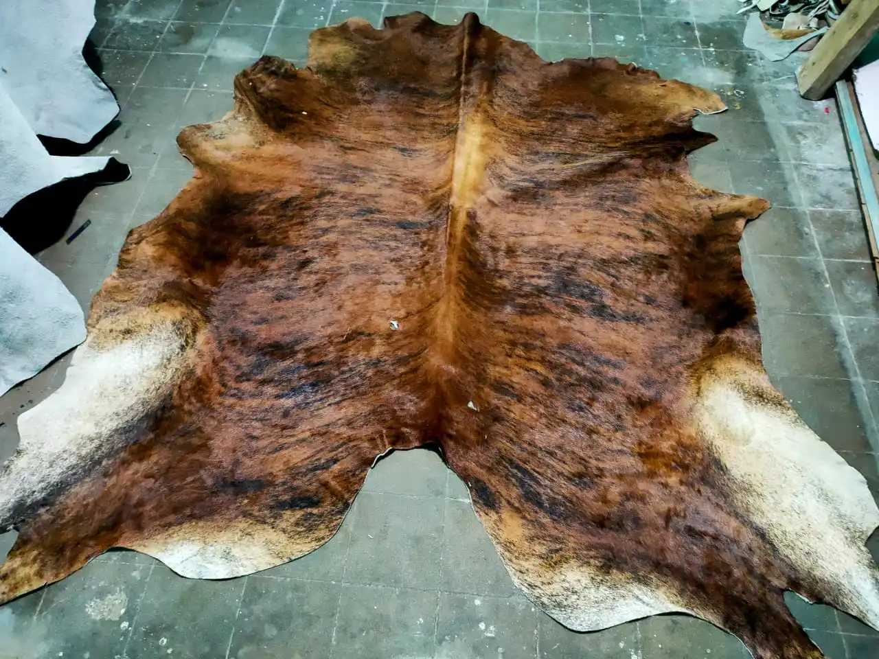 Cow Hides With Hair on Finished