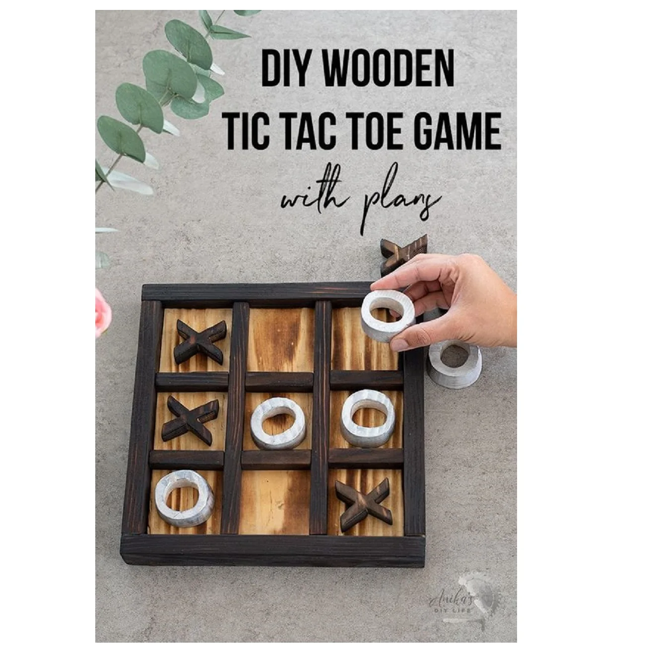 White Colored Design Tik Tak Game For Kids Indoor Game Best For Home Indoor Game