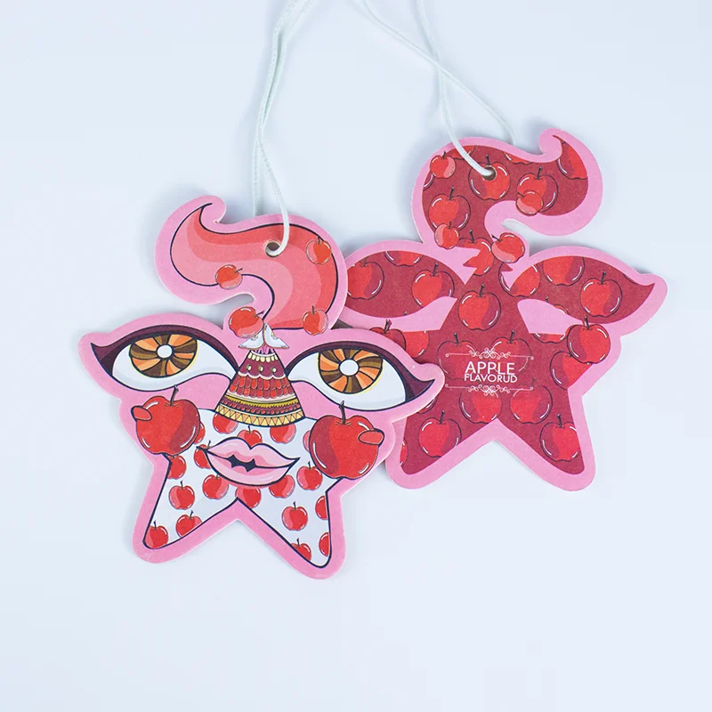 Zhengmao wholesale and custom Christmas tree perfume hanging cards car scent air freshener