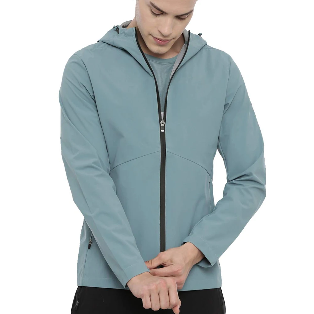 
 Простая ветровка, куртка для мужчин, закрывающая молнию, с длинным рукавом, лидер продаж, куртки большого размера  