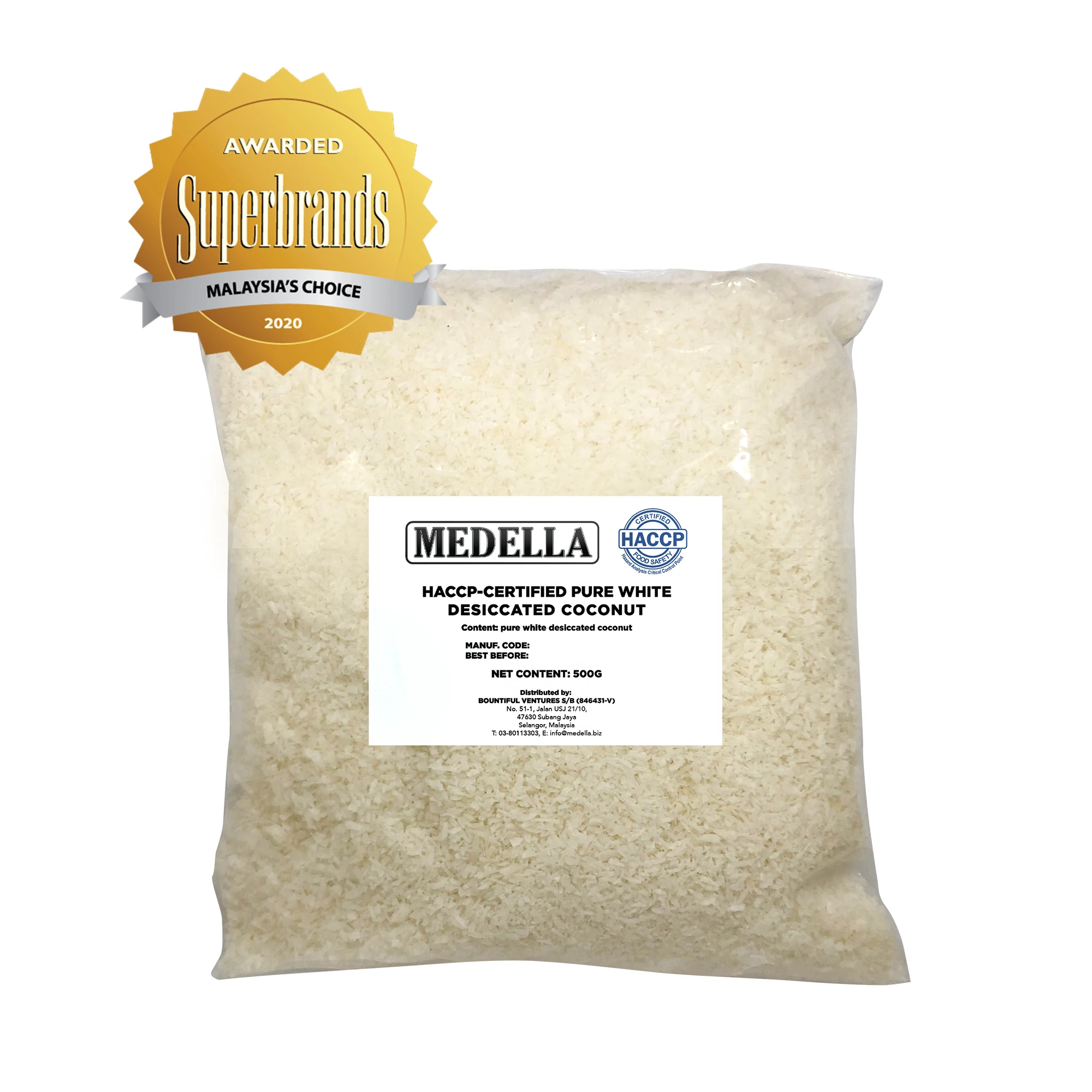 Desiccated Coconut Bulk high quality food ingredient