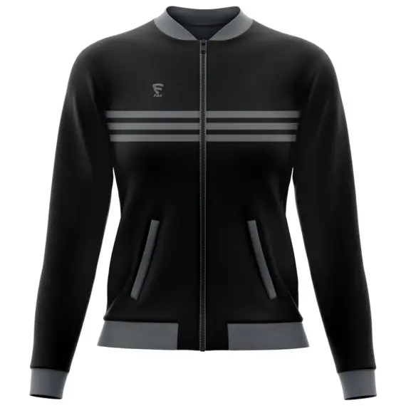 High Quality Customized Rose White Windbreaker Jacket For Women