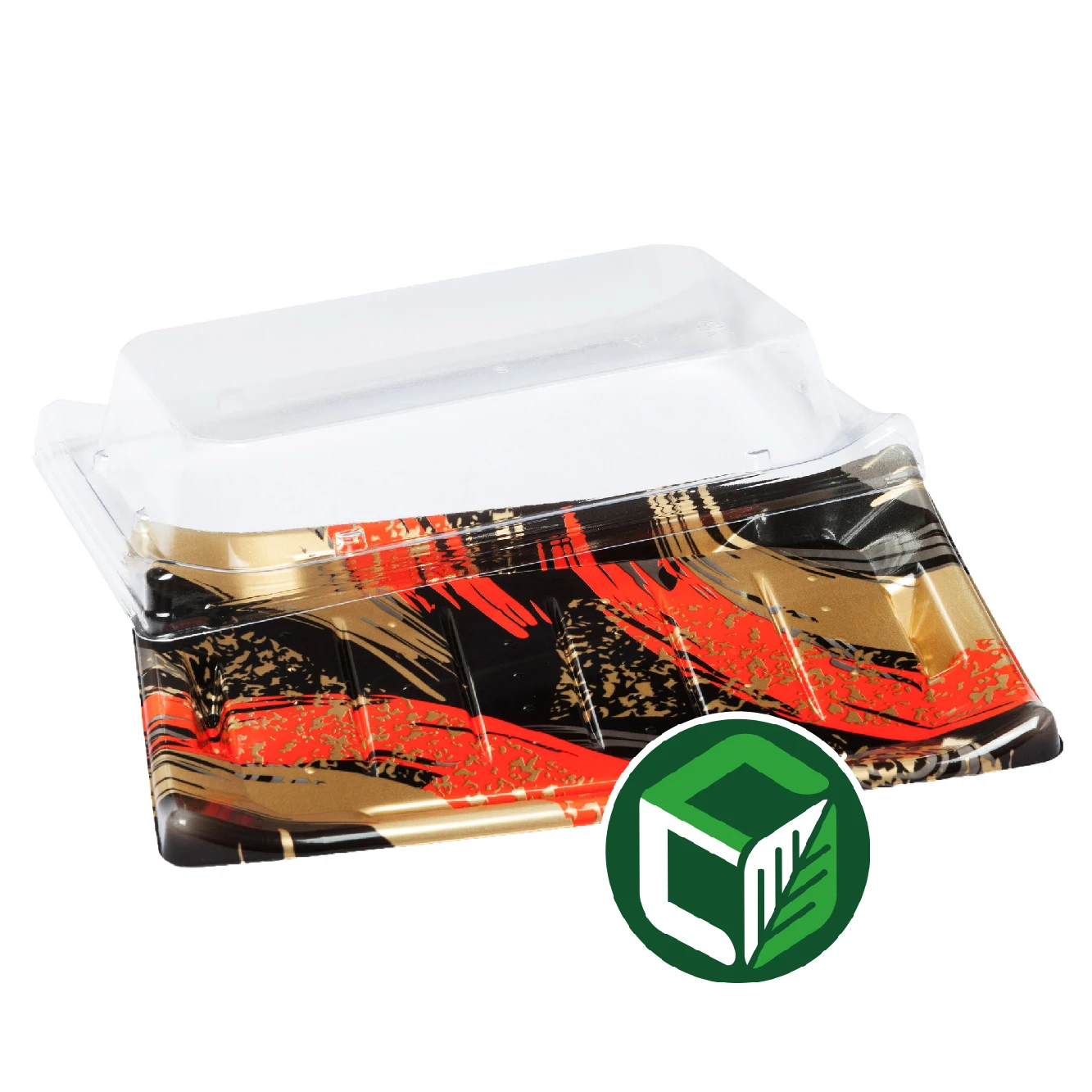 
Disposable to go blister sushi packaging containers 