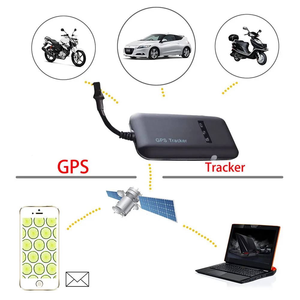Factory vehicle GSM GPS tracker GT02A motorcycle real time tracking  fleet motorcycle car gps tracking  device