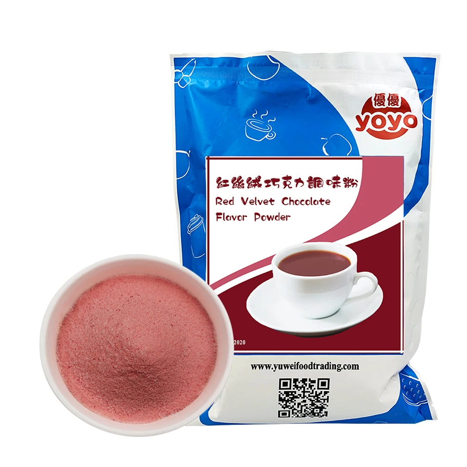 Red Velvet Chocolate Flavor Milk Tea Powder Taiwan