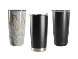 Dishwasher Safe Vacuum Insulated Tumbler 20oz Traditional Stainless Steel Tumbler