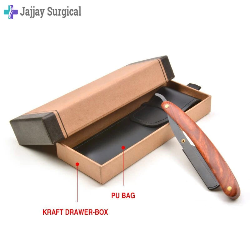 Top Quality Men Barber Hair Or Beard Razor With Straight Blade Barber Salon Shaving Razors