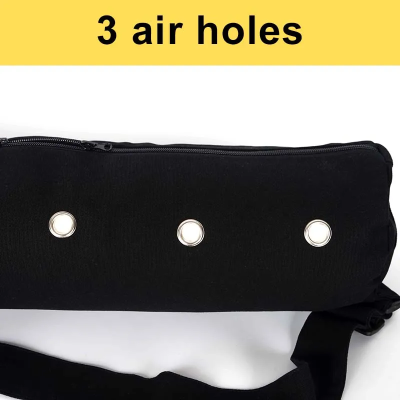 
BSCI factory zipper big openning yoga mat bag cotton canvas private label 