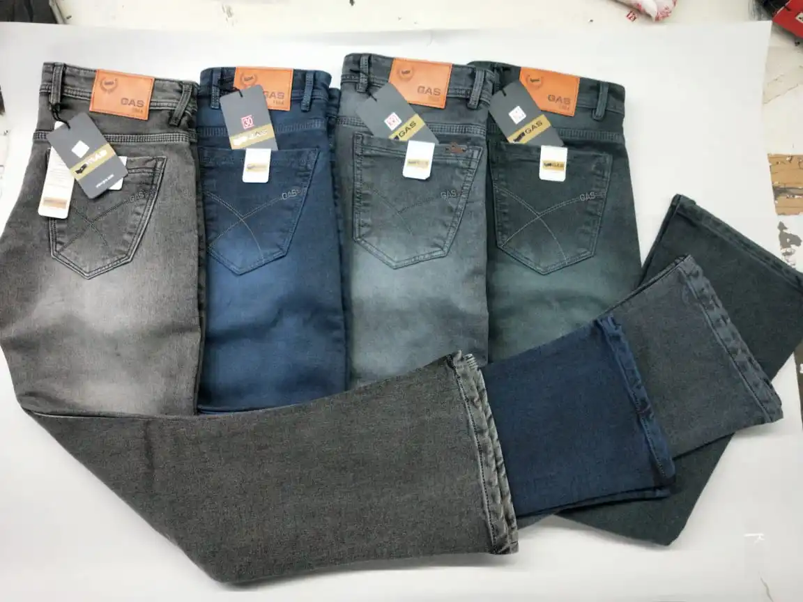 2021 Overrun фирменные этикетки, летние мужские джинсовые хлопковые повседневные облегающие джинсовые брюки из Бангладеш, в наличии