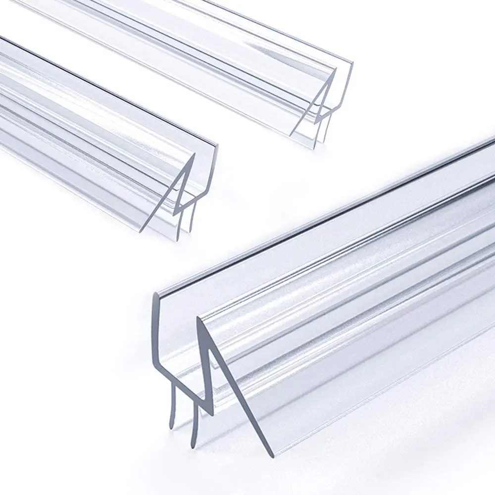 Good PVC Plastic Shower Door Bottom Seal for Bathroom Glass Door