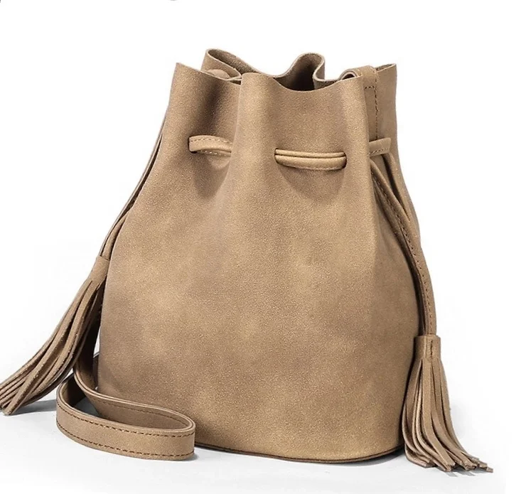 Genuine Leather Made brown Dull look Ladies Tote back pad Shoulder Hand Carry Bag