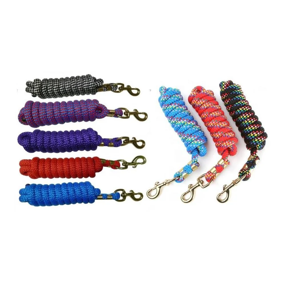 High Breaking Strength Nylon Horse Lead Rope With Snap Link Suppliers