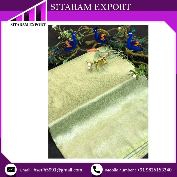 100% Pure Banarasi Silk With Pure Silver Kasabjari Women Silk Saree Buy at Affordable Price