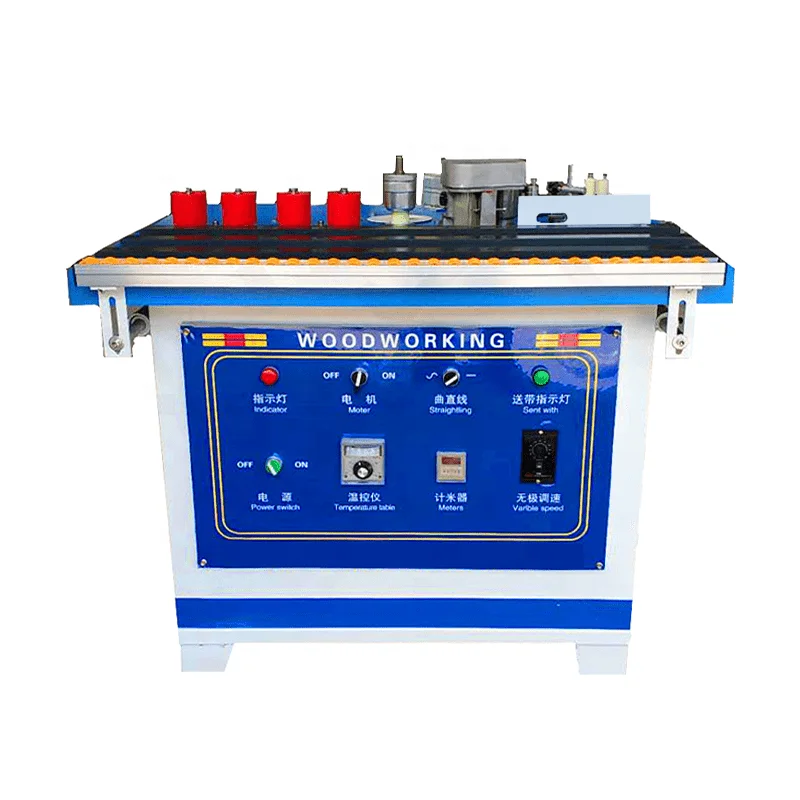 Edge Banding Machine Edgebander Bander Round Nanxing Pre Milling Pvc Portable Manual Wood Based Panels Machinery