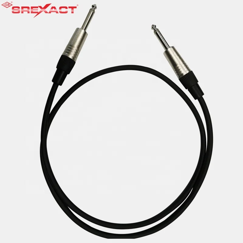 6.3mm Mono Plug 1/4 TS instrument cable guitar