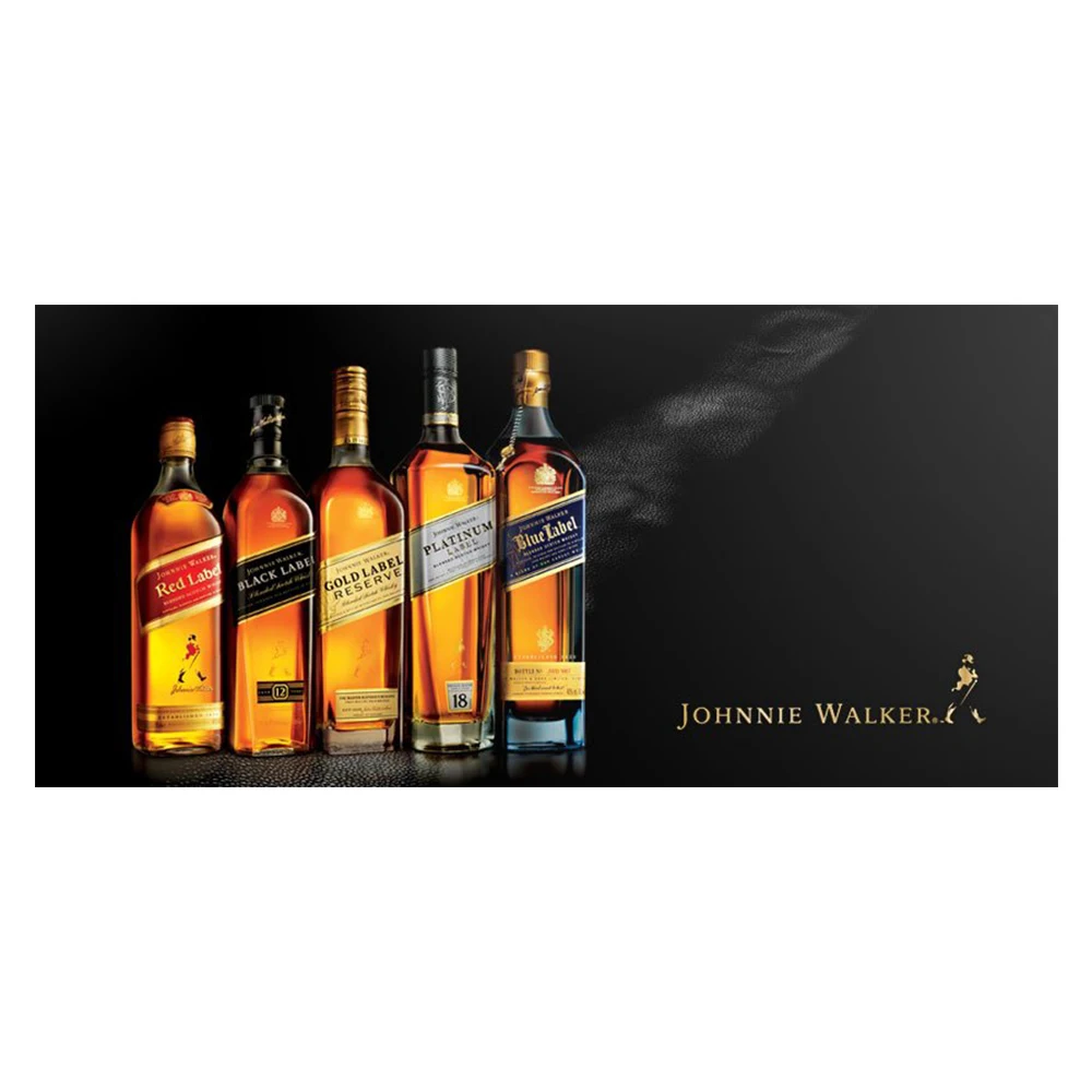 1000ml Whisky-Blue Label 1L 40% alc./vol with Supple Balanced Palate Highland Style Smoke Finish