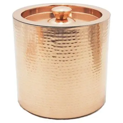 antique copper ice bucket/Copper leather/aluminum Ice Bucket