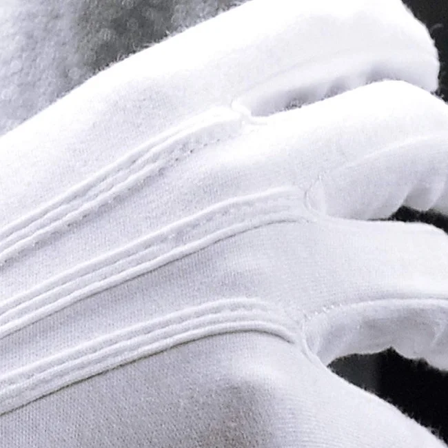 2022 latest design 100% cotton bridal gloves customized color size style logo packing ODM supply