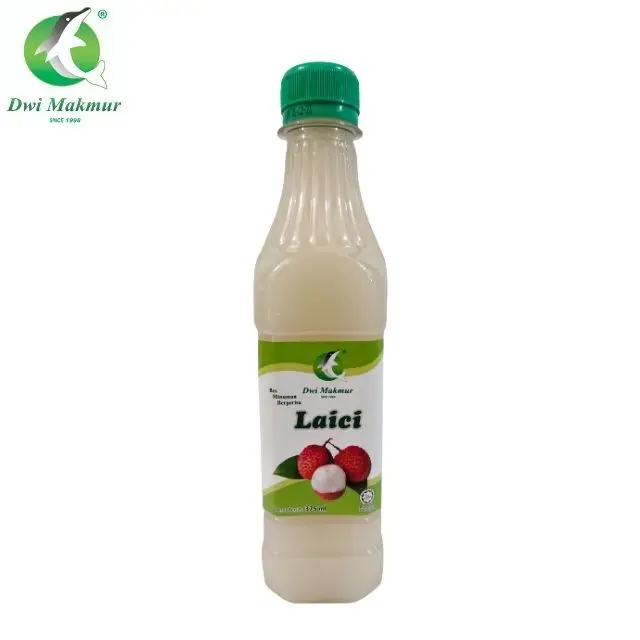 Premium Grade Factory Price Dwi Makmur Lychee 375ml Flavoured Paste Beverage Summer Juice Concentrate Cordial origin Malaysia