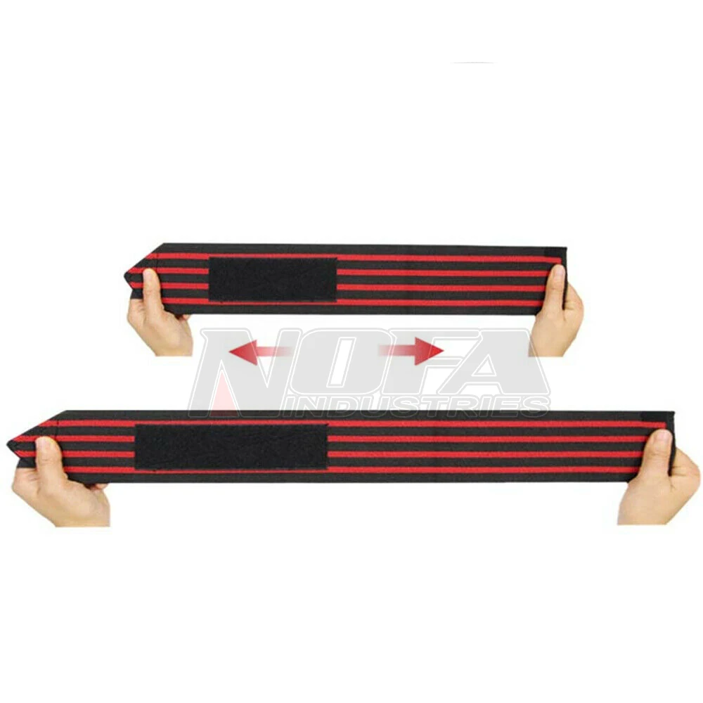 1Pair Wrist Weight Lifting custom cross training Weight Lifting Gym Wrist Wraps Gym Straps Support Grip