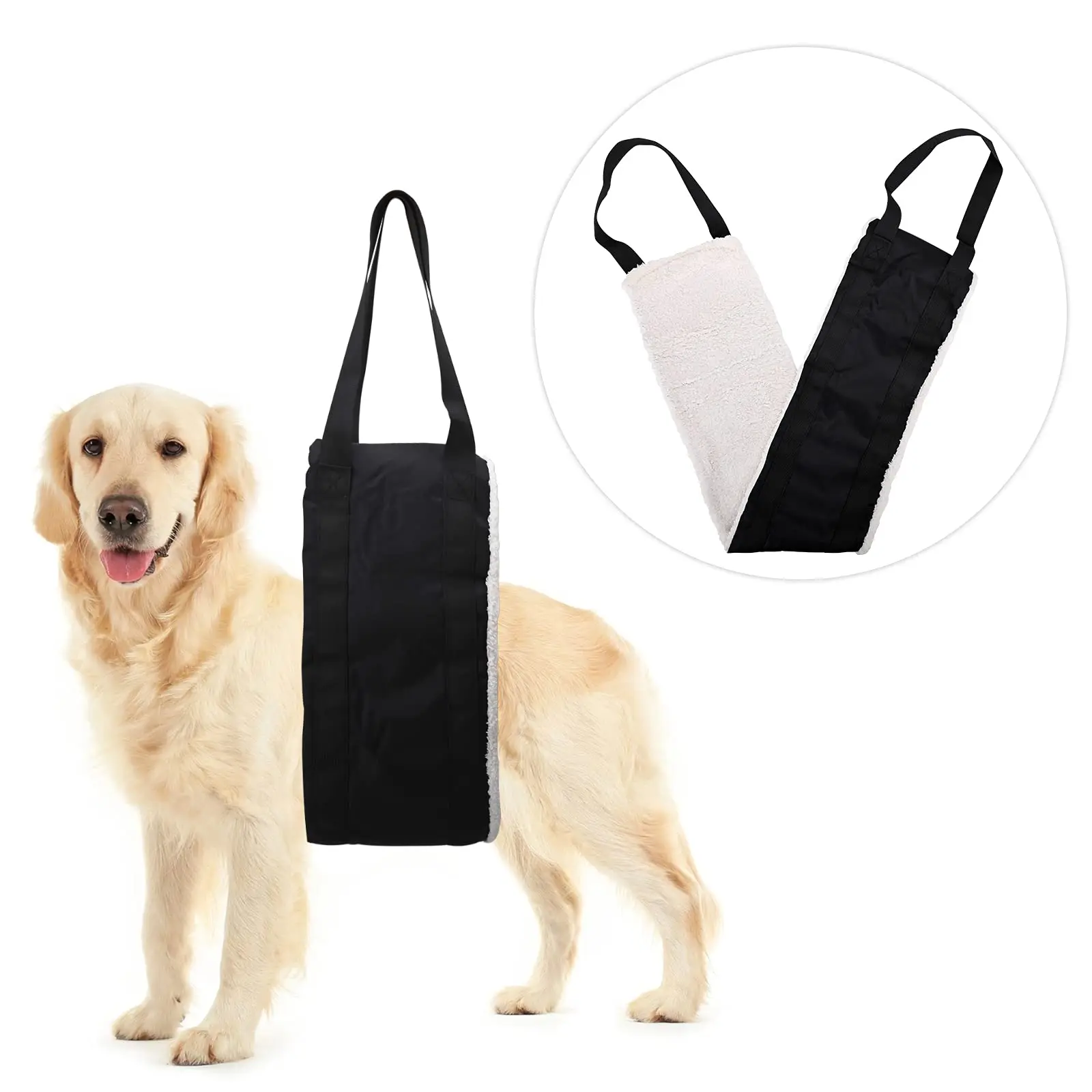 Large Dog Sling for Rear Legs Helps Elderly Dogs with Reduced Mobility, Dog Support K9 Dog Lift Harness, for Arthritis ACL.