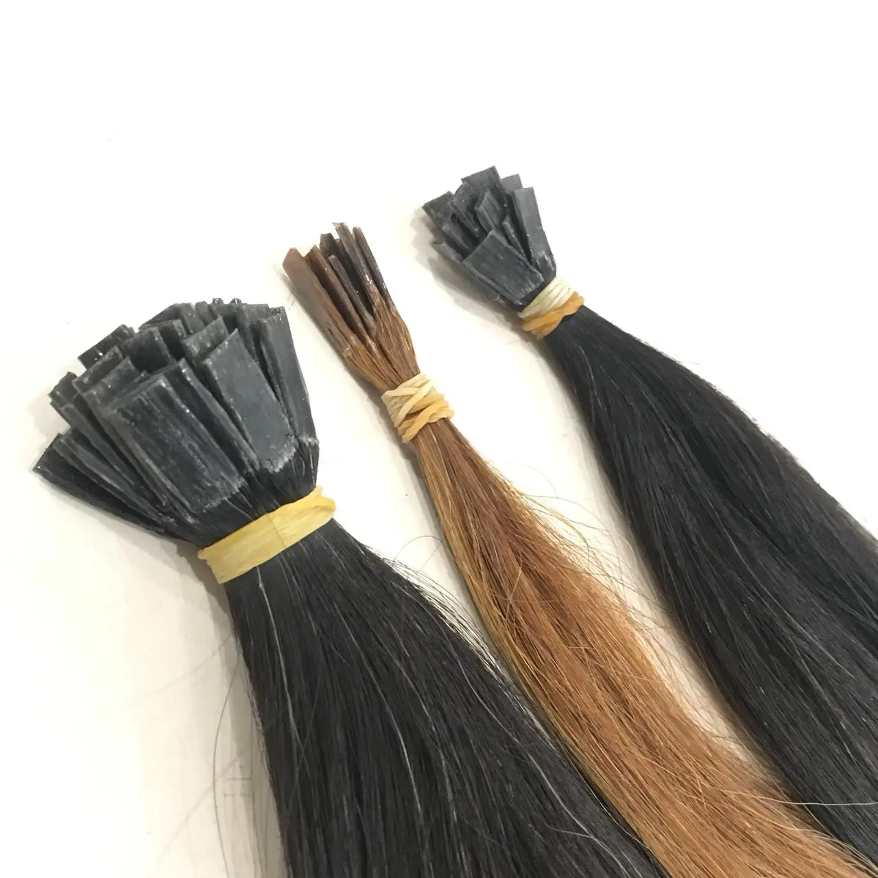 Keratin tips curly hair online shopping full cuticle diversified color