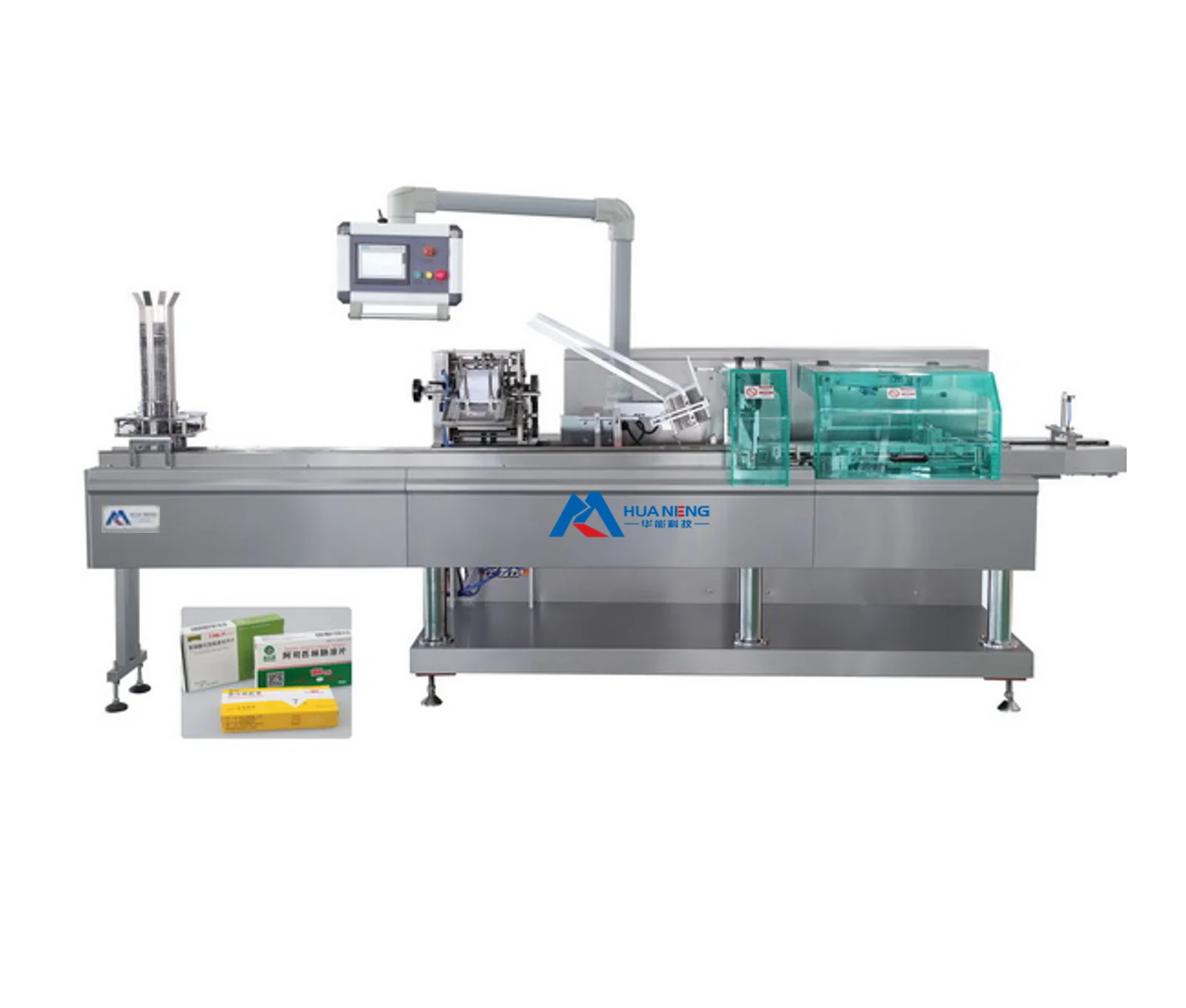 DZH-120P Blister Cartoner Pharmaceutical Medical Tablet Box packing cartoning machine automatic infeeding system for blister