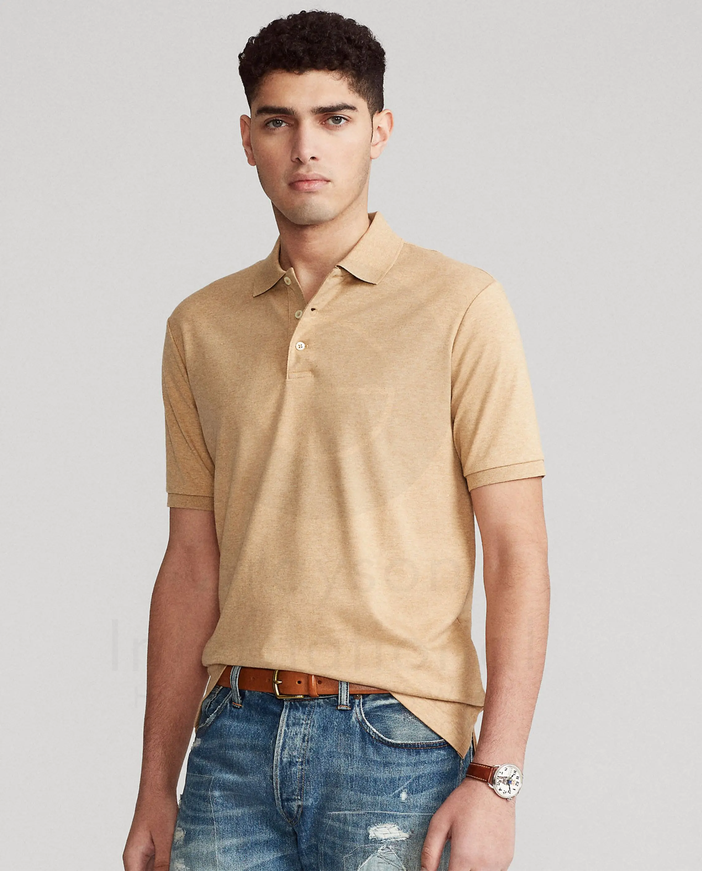 Новый дизайн хлопковая рубашка-поло для гольфа мужчин Классические деловые рубашки-поло под заказ взрослых Брендовые повседневные мужские рубашки от grayson