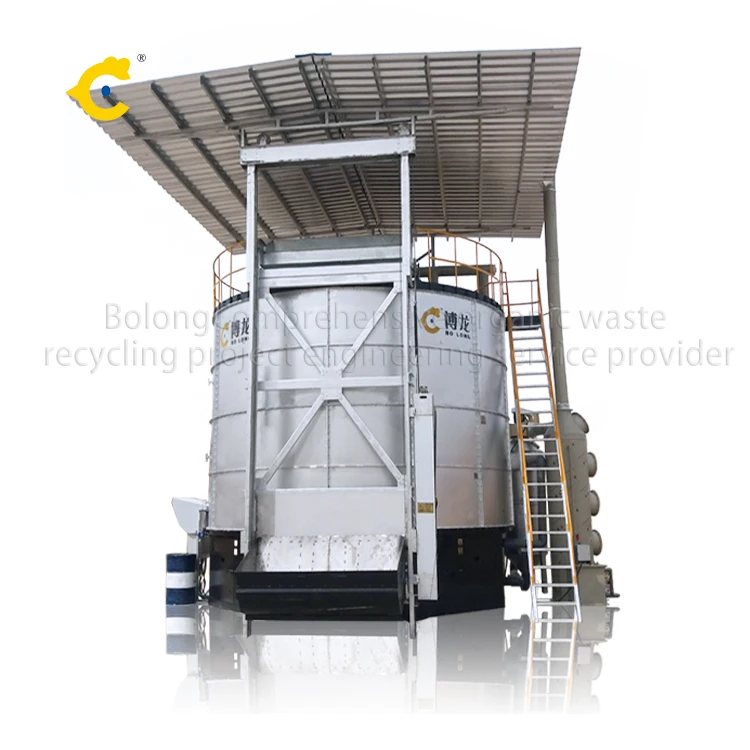 2021 new arrival organic food waste composting recycling sheep equipment manure compost tower