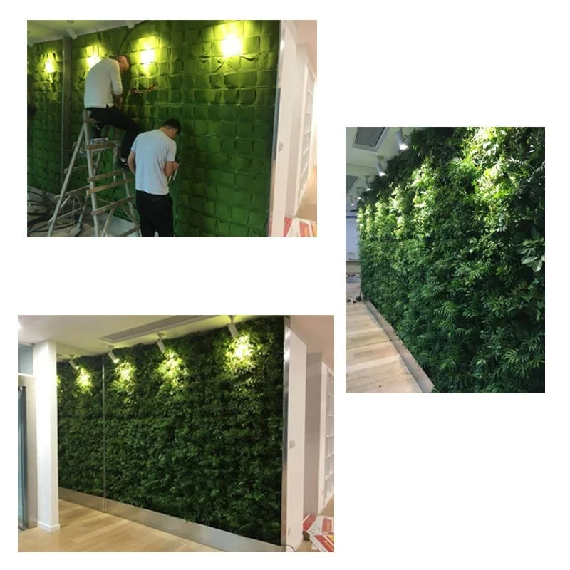 Felt Plant Pot Wall Hanging Grow Bags Planter Non-Woven Thickening Plant Wall Bag With Pockets