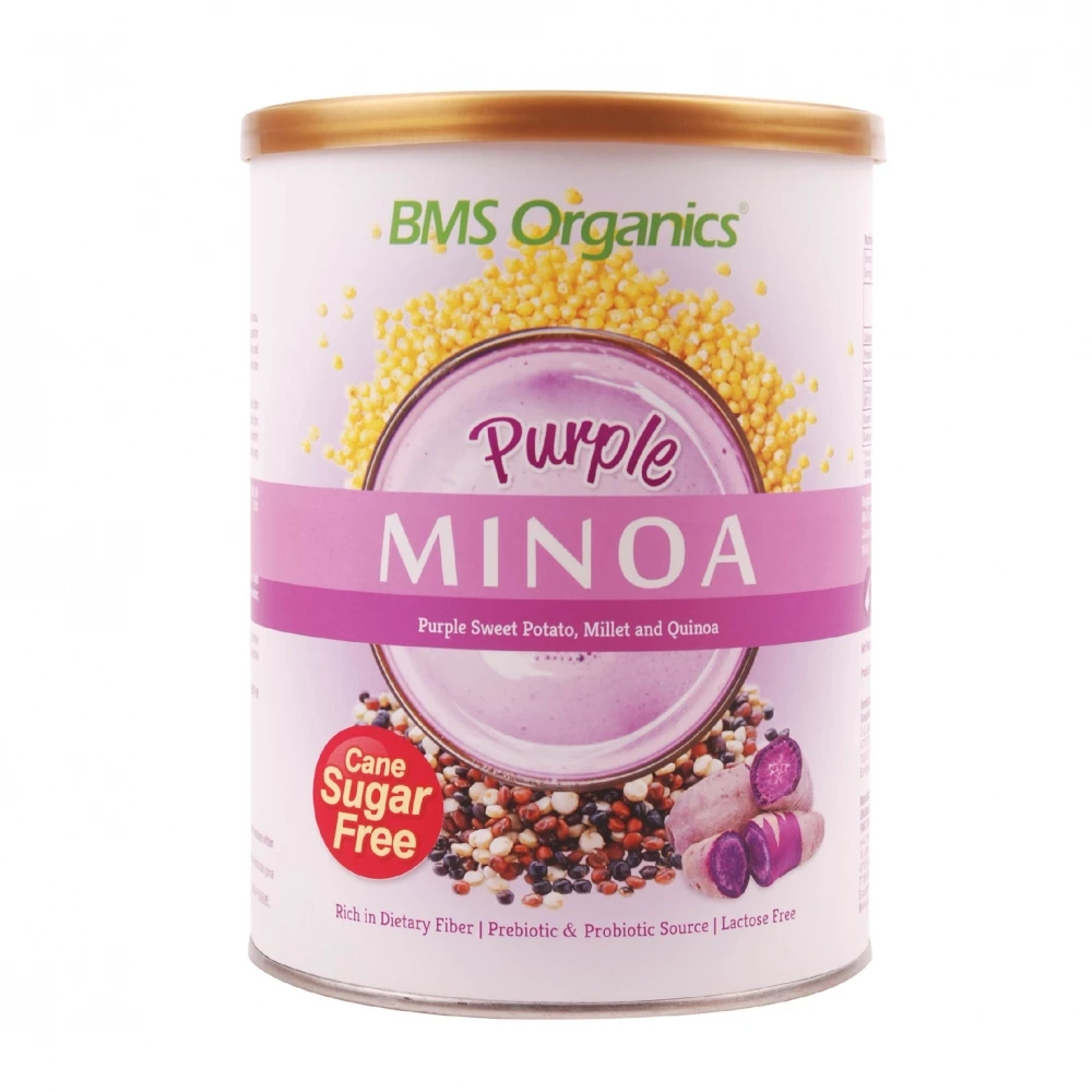 
Trans Fat Free Cane Sugar Free Aroma Purple Minoa Oatmilk (800g) From Malaysia 
