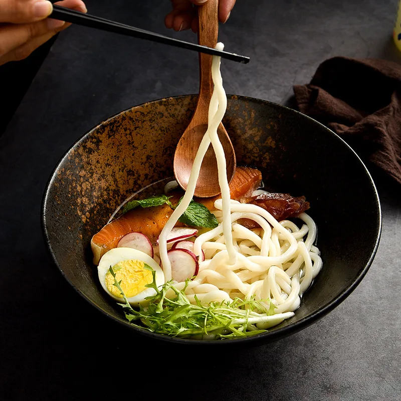 
Best Price 7inch Round Shape Restaurant Hotel Ceramic Matt Bowl For Japanese And Korean Noodles 